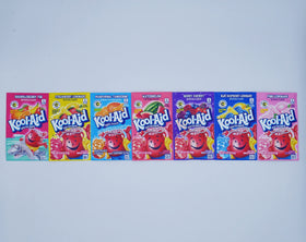 Doctor Plenty Kool Aid Sharkleberry Fin packets for festive parties and easy punch bowls.