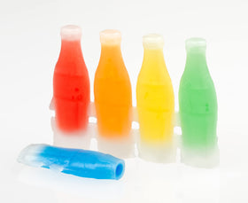 Doctor Plenty Nik-L-Nip orange wax bottles provide tangy-sweet fun for parties.