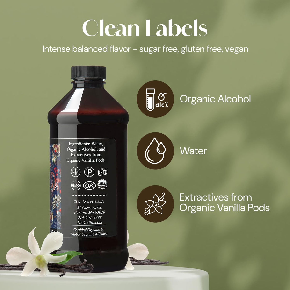 Vanilla enhances cookies and cakes with depth from premium beans