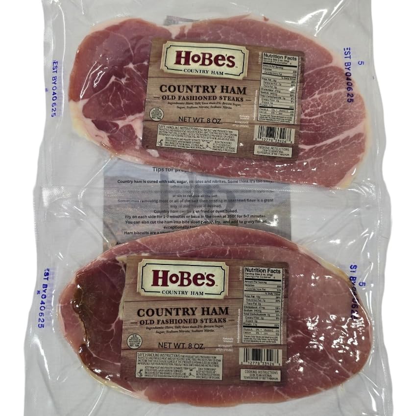 Dogwood Boutique DB Hobe's Country Ham, sliced for quick tasting and sharing.