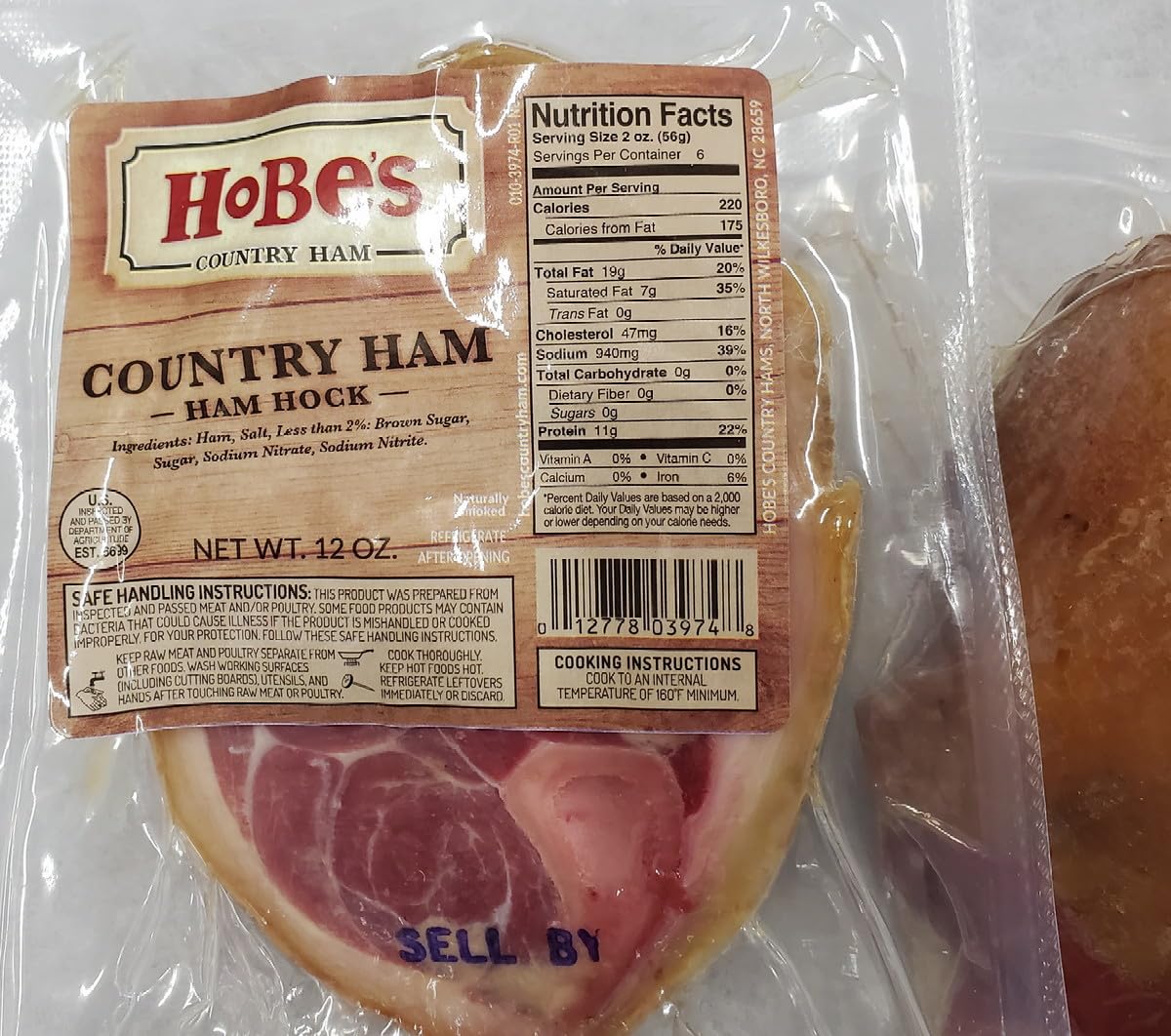 Dogwood Boutique DB Hobe's Country Ham Hocks adds Southern flavor to stews and beans