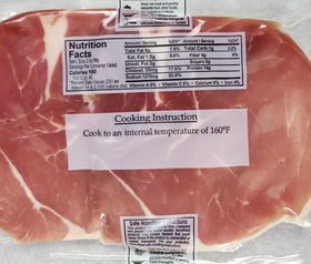 Outdoor snack pack of Dan'l Boone country ham biscuit cut for portable meals