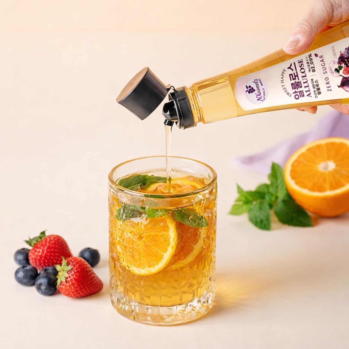 NXsweets allulose syrup ideal for baking, delivering clean sweetness.