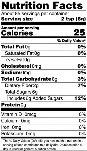 Dolca Slim packaging communicates no artificial sweeteners or sugar alcohols.