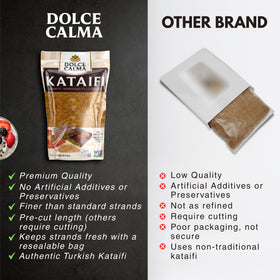 Dolce Calma Dubai chocolate-ready kataifi enables rich, elegant desserts.