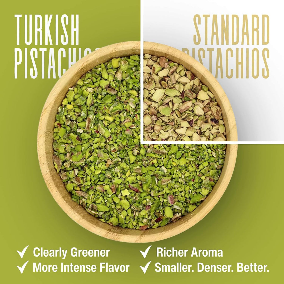 Dolce Calma glass jar close-up showing premium pistachio paste