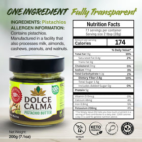Dolce Calma pistachio butter on toast delivering rich aroma and depth