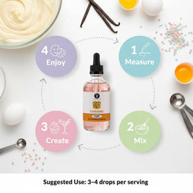Dolce Flav American-made caramel extract versatile for kitchens.