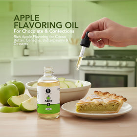 Dolce Flav Apple Extract measured dropper ready for flavoring