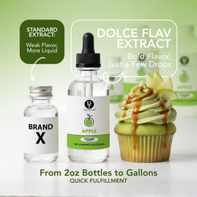 Dolce Flav apple syrup and glaze drops for finishes