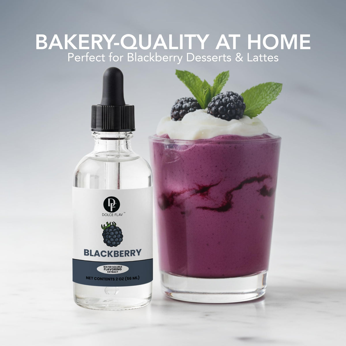 Dolce Flav Blackberry Extract ice-cream-scoop suggests a flavorful cold treat.