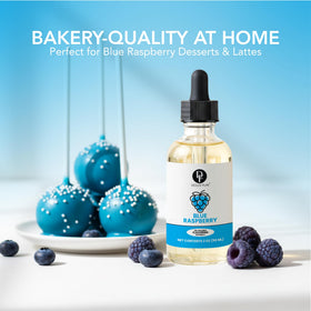 Dolce Flav Blue Raspberry Extract flavors lip gloss with fruity aroma.