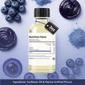 Dolce Flav Blueberry Extract in frosting enriches blueberry flavor.