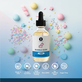 Dolce Flav bubble gum extract adds vibrant cookie flavor.
