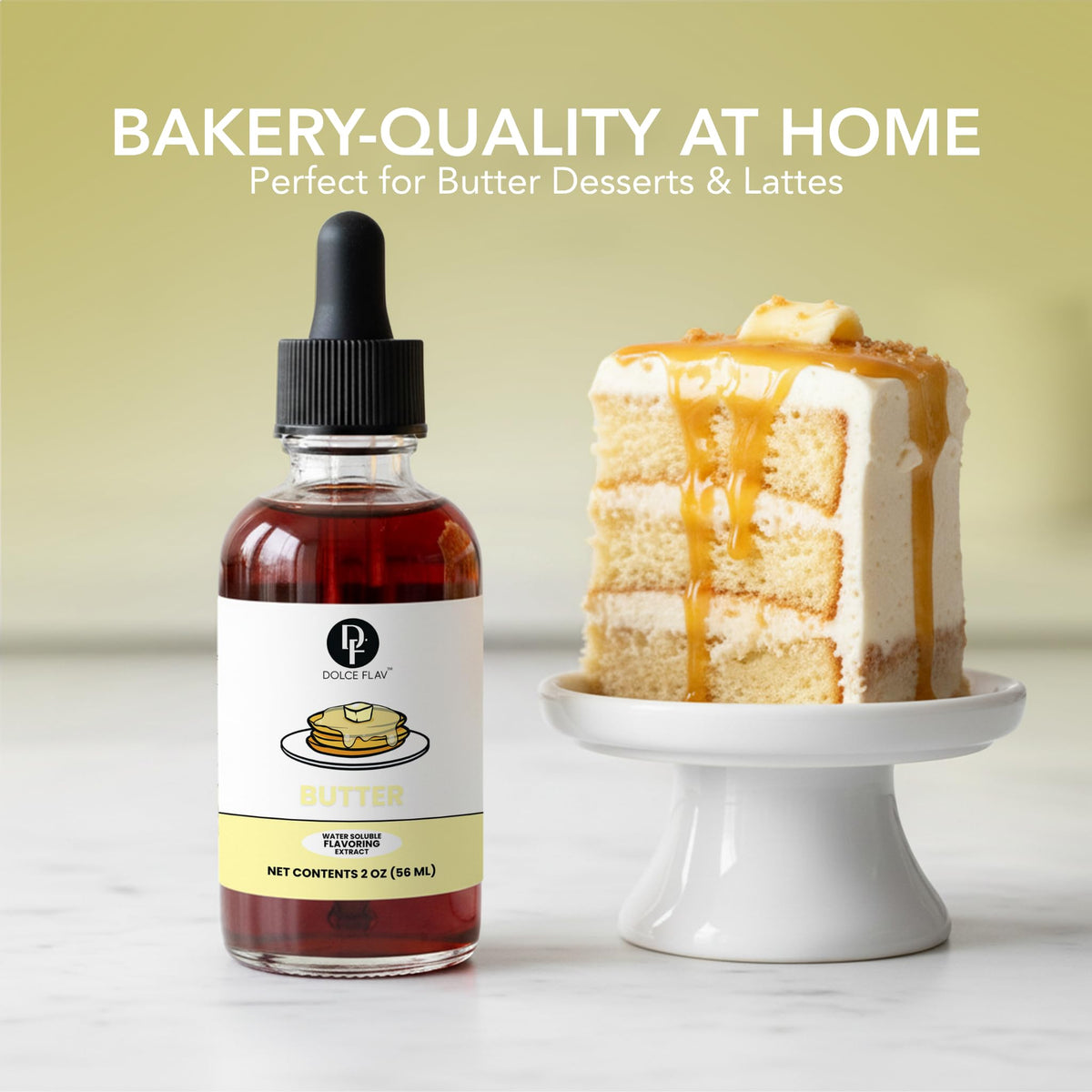 Dolce Flav Butter Extract coffee or tea moment adds subtle creaminess