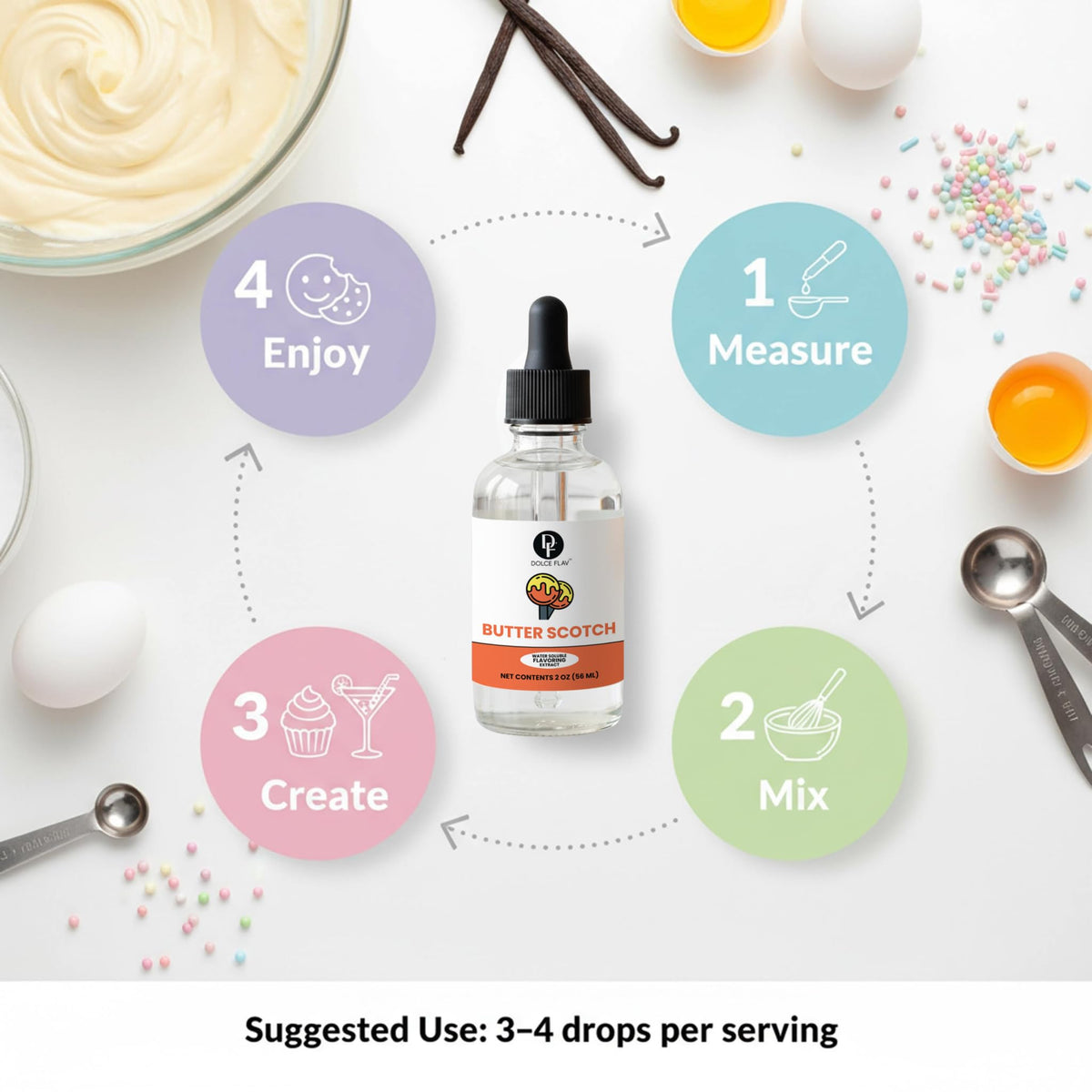Dolce Flav Butterscotch Extract American-made quality