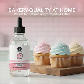 Dolce Flav cotton candy flavor used in drinks for carnival vibes
