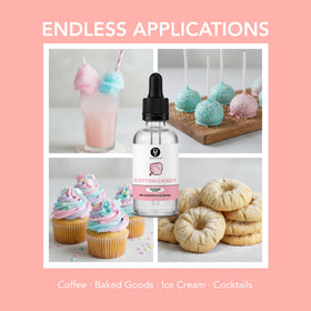 Dolce Flav dropper dispensing flavor for baking and beverages