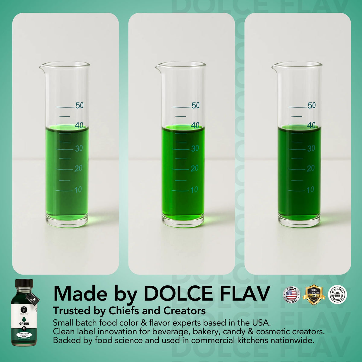 Dolce Flav graduated dropper included for accurate control.