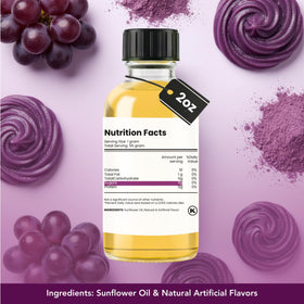 Dolce Flav Grape Extract frosting application for rich grape accents.