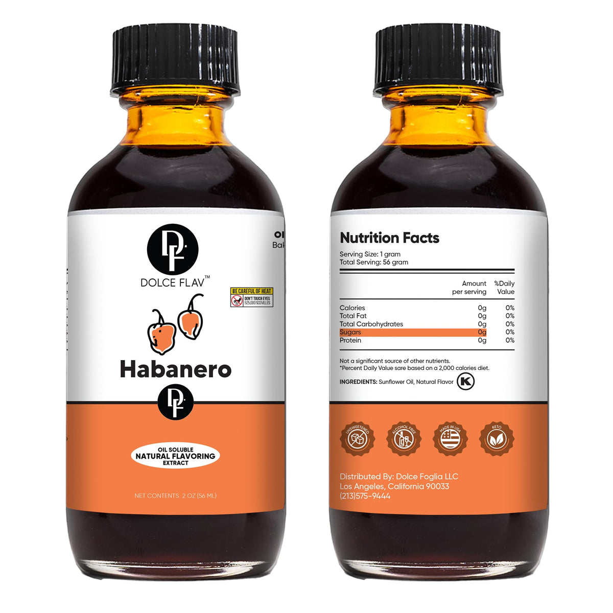 Dolce Flav Habanero Extract used in hot sauce upgrade.