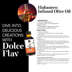 Dolce Flav Habanero Extract in dessert cream for spice.