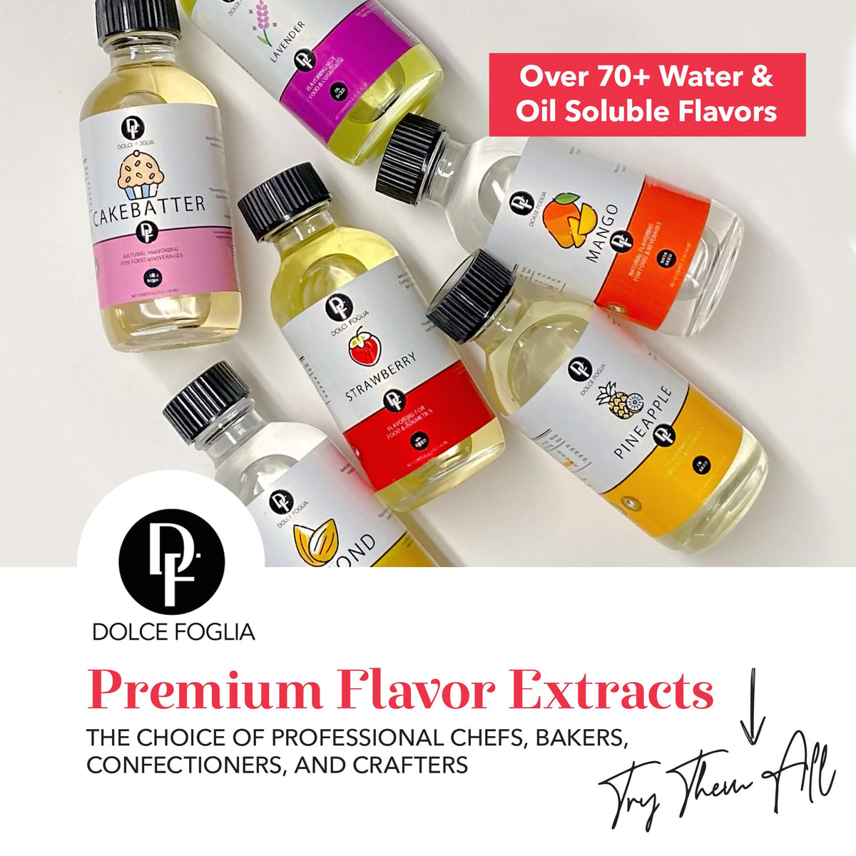 Dolce Flav Habanero Extract stirred into syrups for beverages.