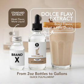 Dolce Flav Horchata Extract enhanced cocktails and lattes with spice