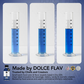 Dolce Flav kitchen dropper included for precise dosing