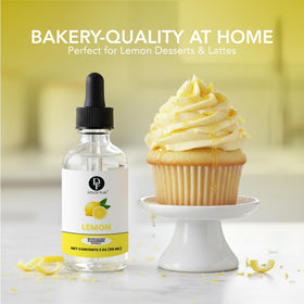 Dolce Flav lemon extract adding bright flavor to ice cream and sorbets.