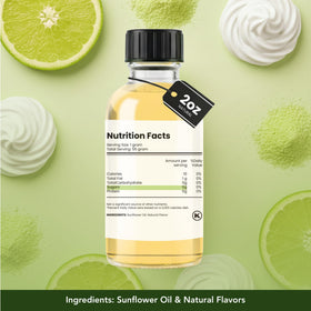 Dolce Flav Lime Extract dessert creation ready for icing and fillings.