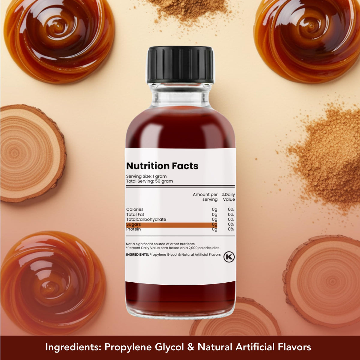 Dolce Flav Maple Extract adds depth to ice cream and desserts.