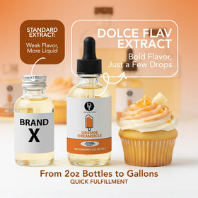 Dolce Flav marinade and dressing use with citrus-cream profile