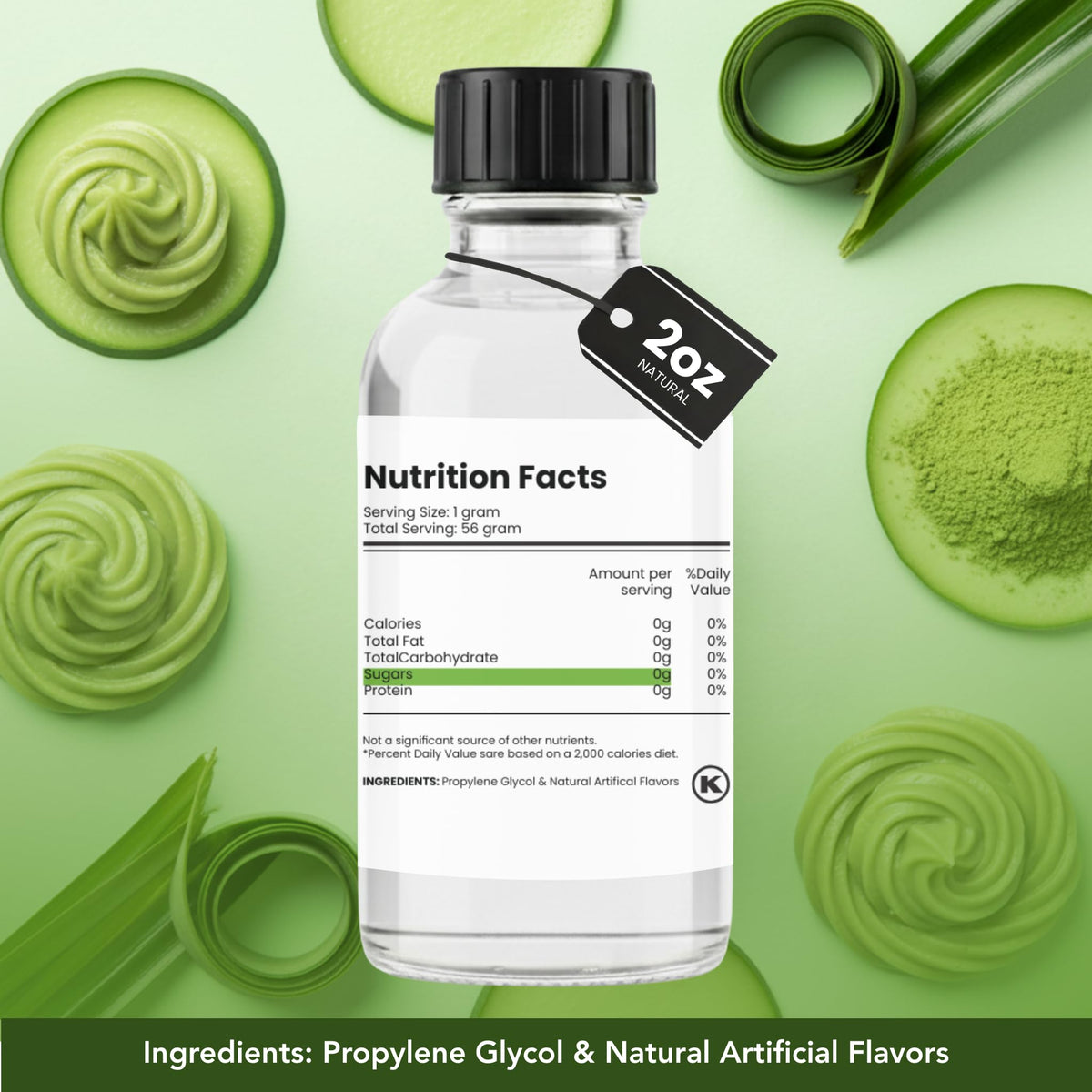 Dolce Flav Pandan Extract ideal for boba tea and beverages.