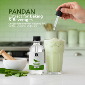Dolce Flav Pandan Extract label detail for clean-label packaging.