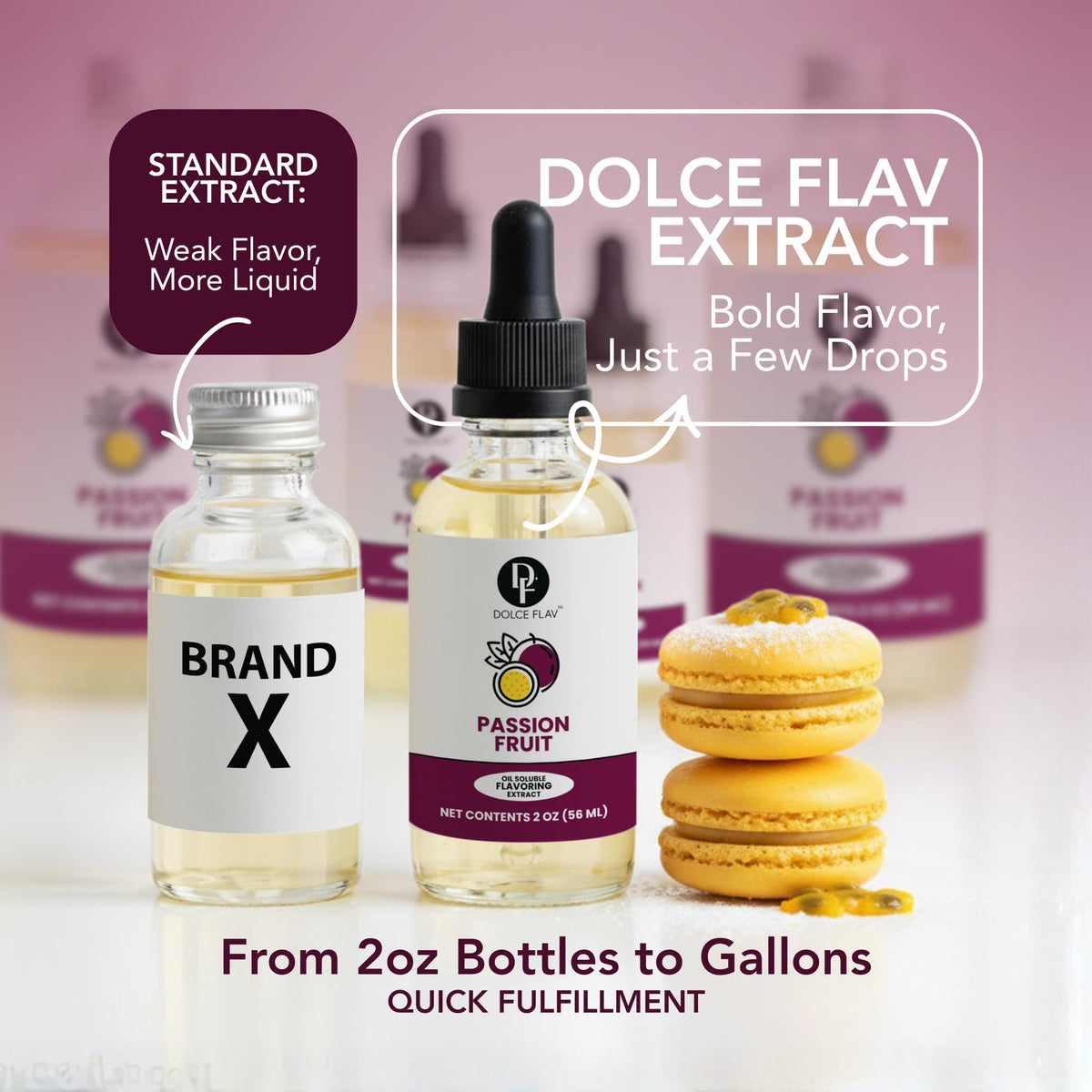 Candy batch flavored with Dolce Flav Passion Fruit Extract for bold fruit taste.