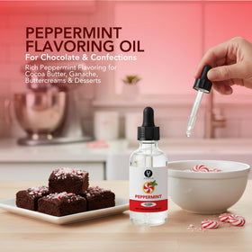 Dolce Flav peppermint extract dropper enables precise flavoring