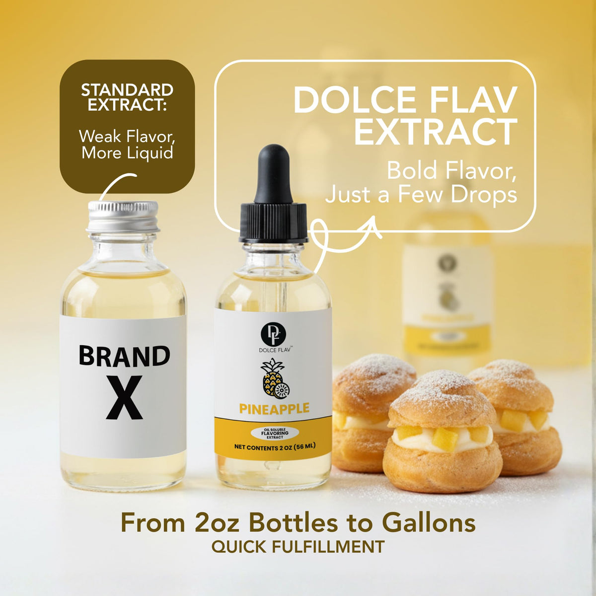 Dolce Flav Pineapple Extract for cosmetics use and lip products