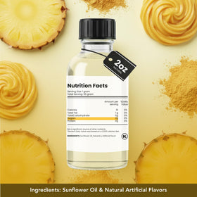 Dolce Flav Pineapple Extract in gummies and chocolate recipes