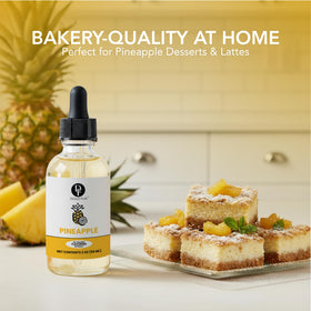 Dolce Flav Pineapple Extract lip gloss application with tropical aroma