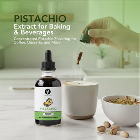 Dolce Flav pistachio extract with measured dropper for precise flavoring