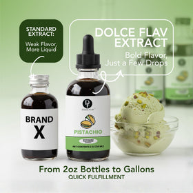 Dolce Flav pistachio extract is kosher and sugar-free