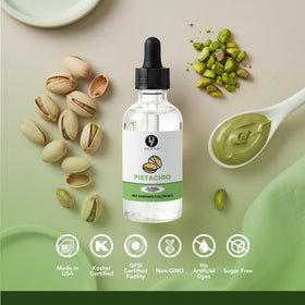 Dolce Flav pistachio oil flavoring in cake fillings adds subtle pistachio notes