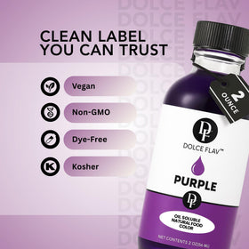 Dolce Flav purple lemonade or smoothie color add depth