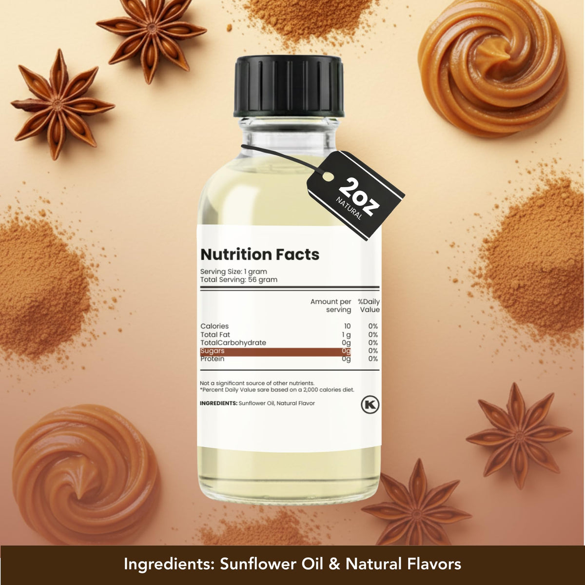 Dolce Flav Star Anise Extract enhances desserts with bold licorice flavor