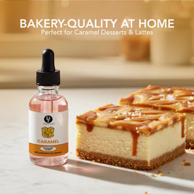 Dolce Flav sugar-free caramel flavor option for healthy treats.