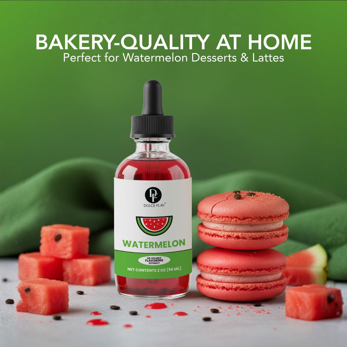 Dolce Flav Watermelon Extract blends smoothly into chocolate for fruity notes