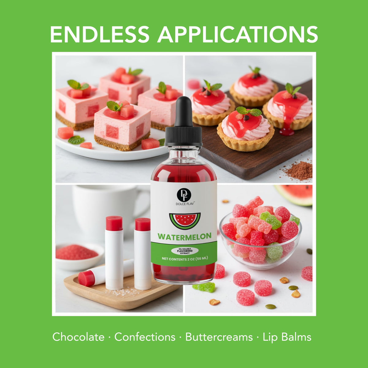Dolce Flav Watermelon flavor adds vibrant aroma to desserts and confections