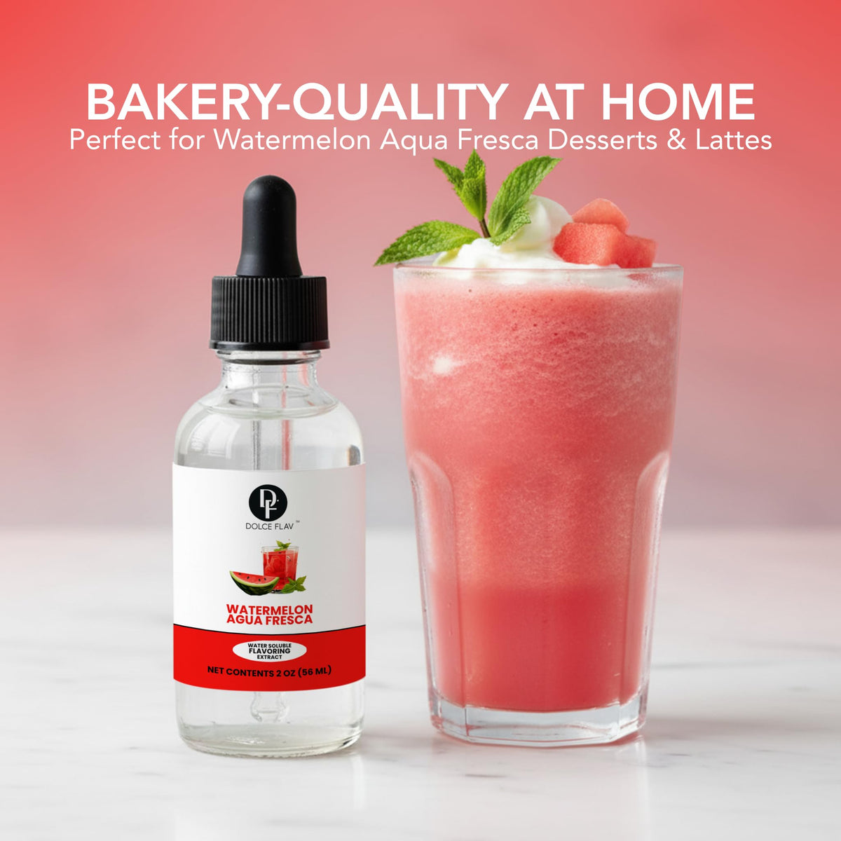 Dolce Flav Watermelon kosher-allergen-free formula suits clean kitchens.