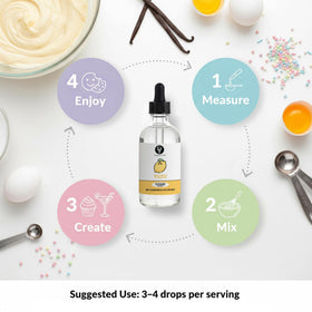 Dolce Flav Yuzu flavoring in a busy professional kitchen scene